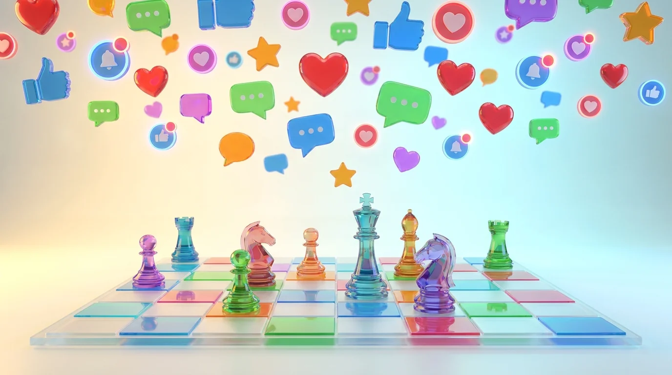 Social media strategy illustration